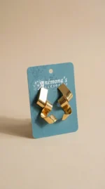 Aretes Ondas de Oro - Imagen 3