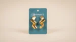 Aretes Ondas de Oro